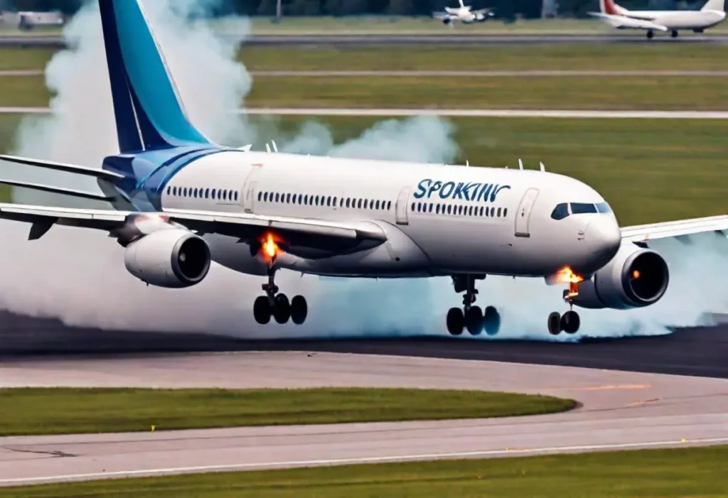 Why Do Airplane Tires Smoke On Landing